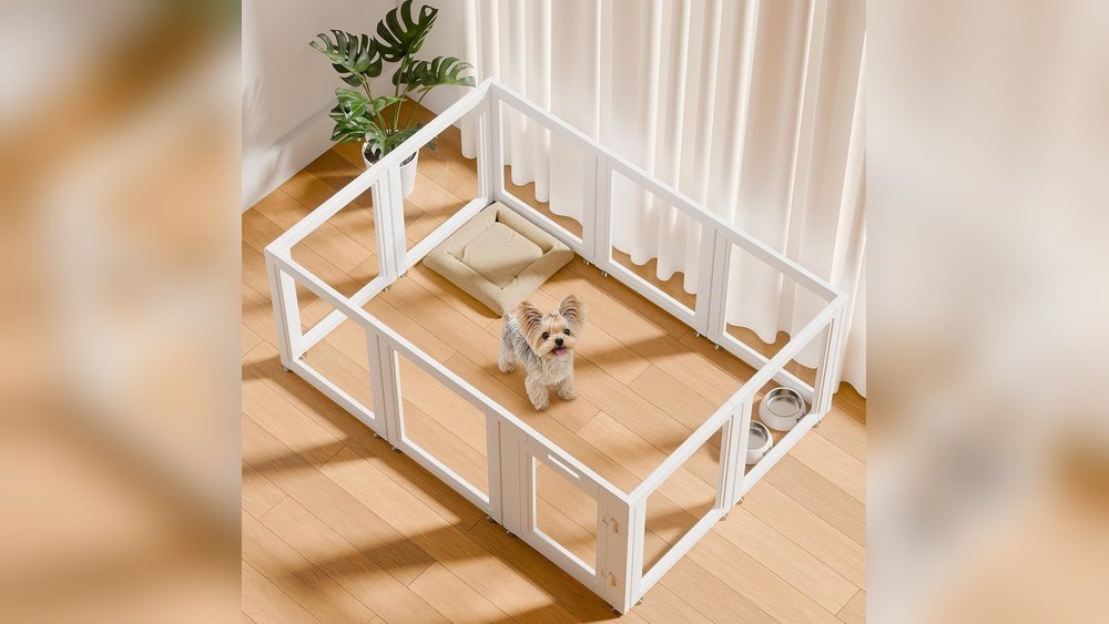 EVERFRONT Clear Acrylic Dog Playpen Review: Verified